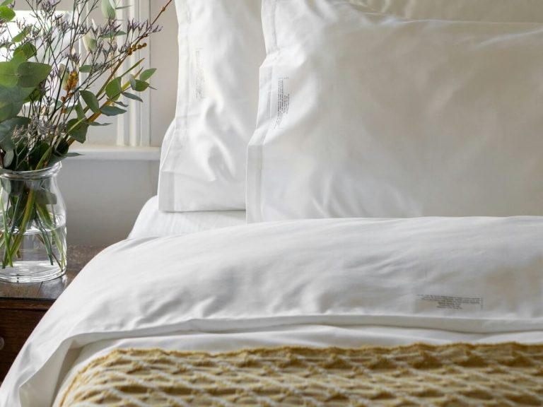A Cotton Bedding in an Organic Bedroom