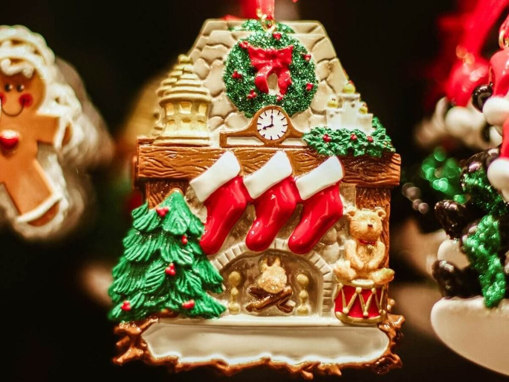 Christmas Tree Ornament with Stockings