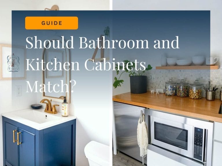 Comparison of bathroom and kitchen cabinet styles in a guide